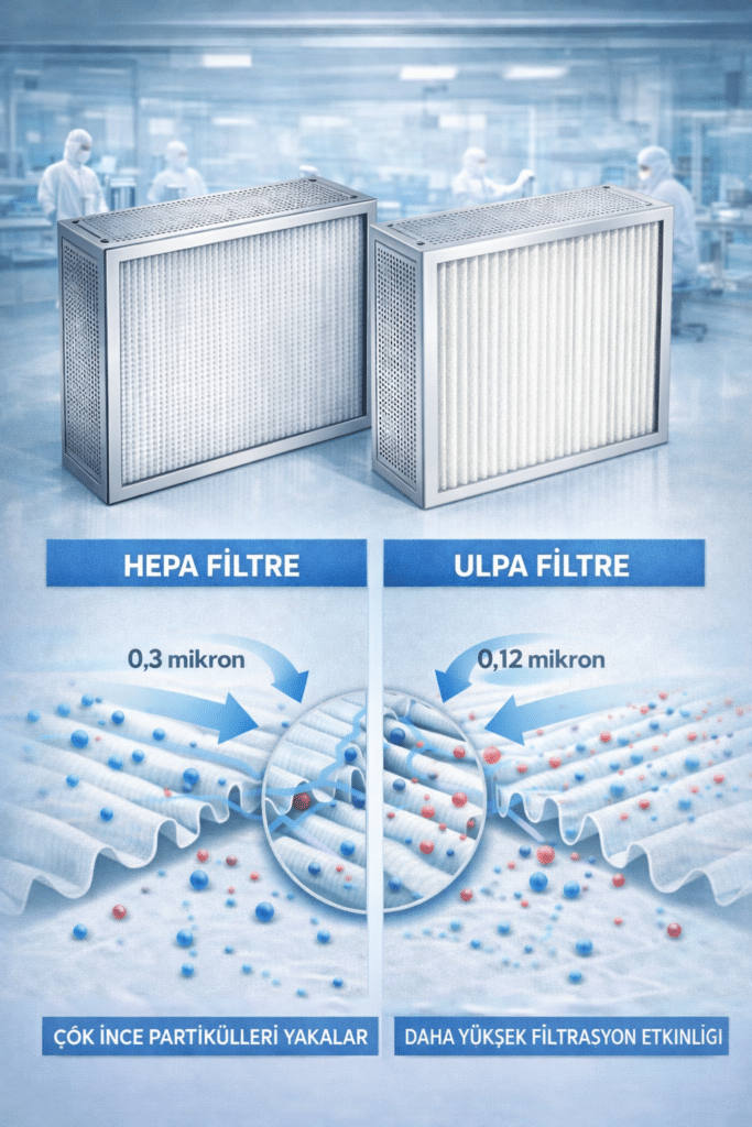 HEPA ve ULPA Filtre Arasındaki Farklar