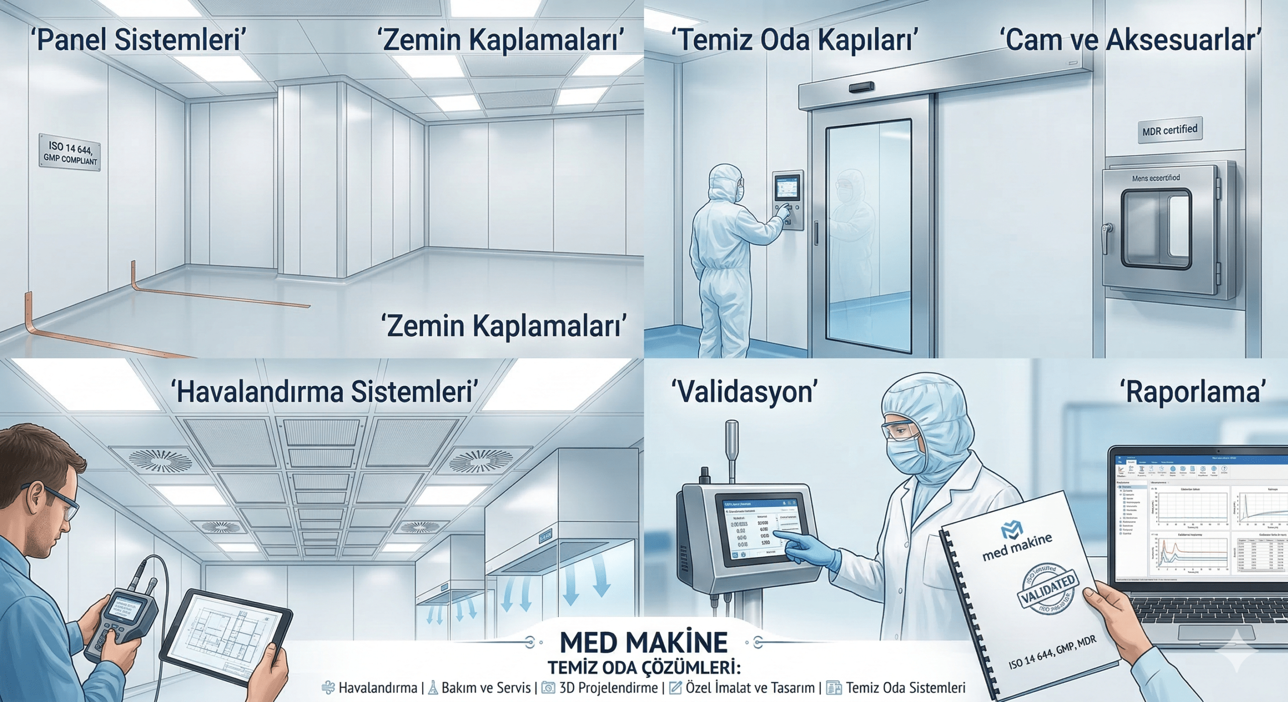 ISO 14644 ve Temiz Oda Sınıfları Neden Önemlidir?