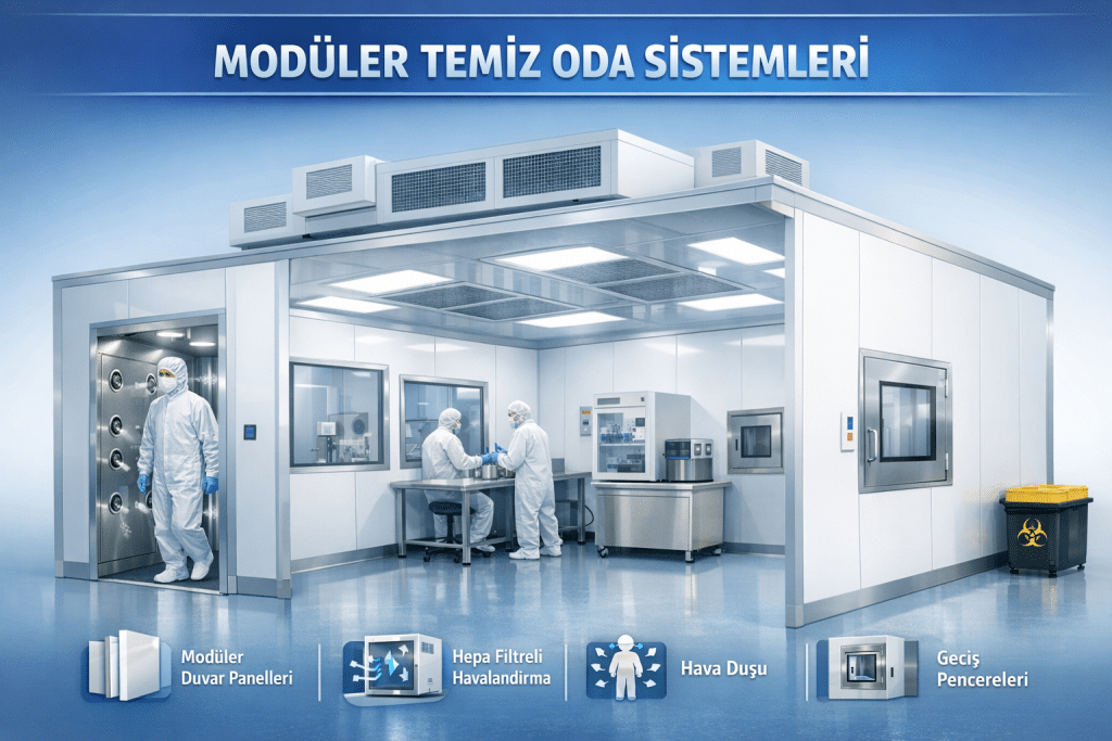 GMP Uyumlu Temiz Oda Sistemleri Nedir?