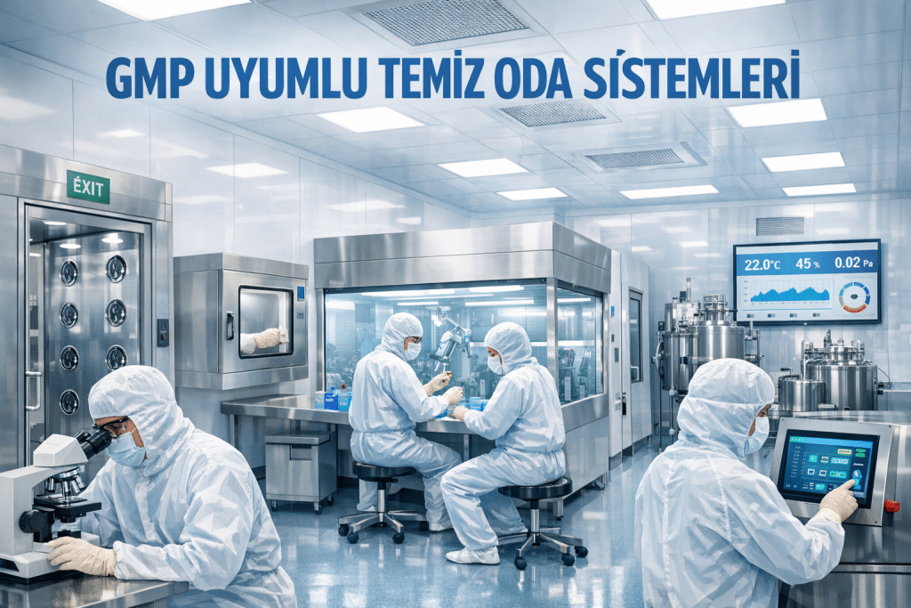 GMP Uyumlu Temiz Oda Sistemleri Hangi Bileşenlerden Oluşur?
