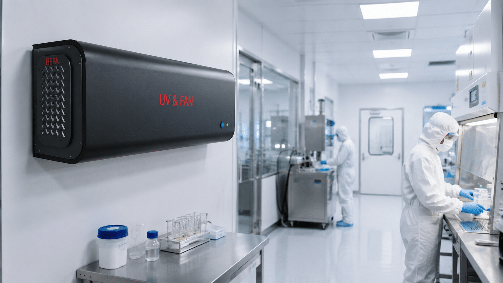 UV ve fan hava sterilizasyon ünitesi