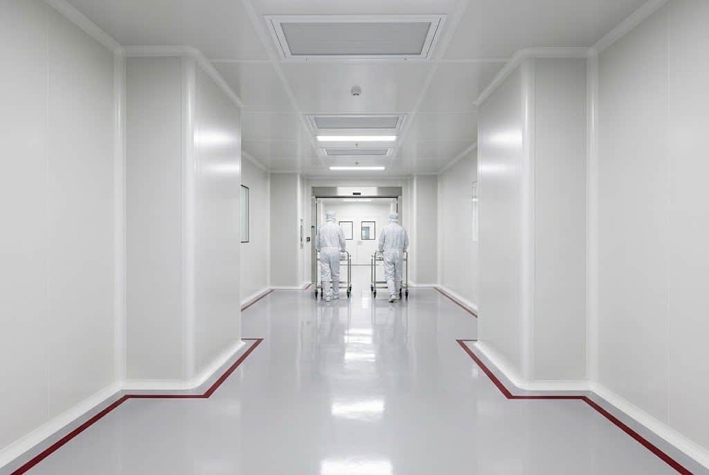 ISO 8 temiz oda modüler panel ve tavan HEPA filtreleri